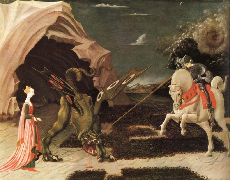 Saint Goran and kite, UCCELLO, Paolo